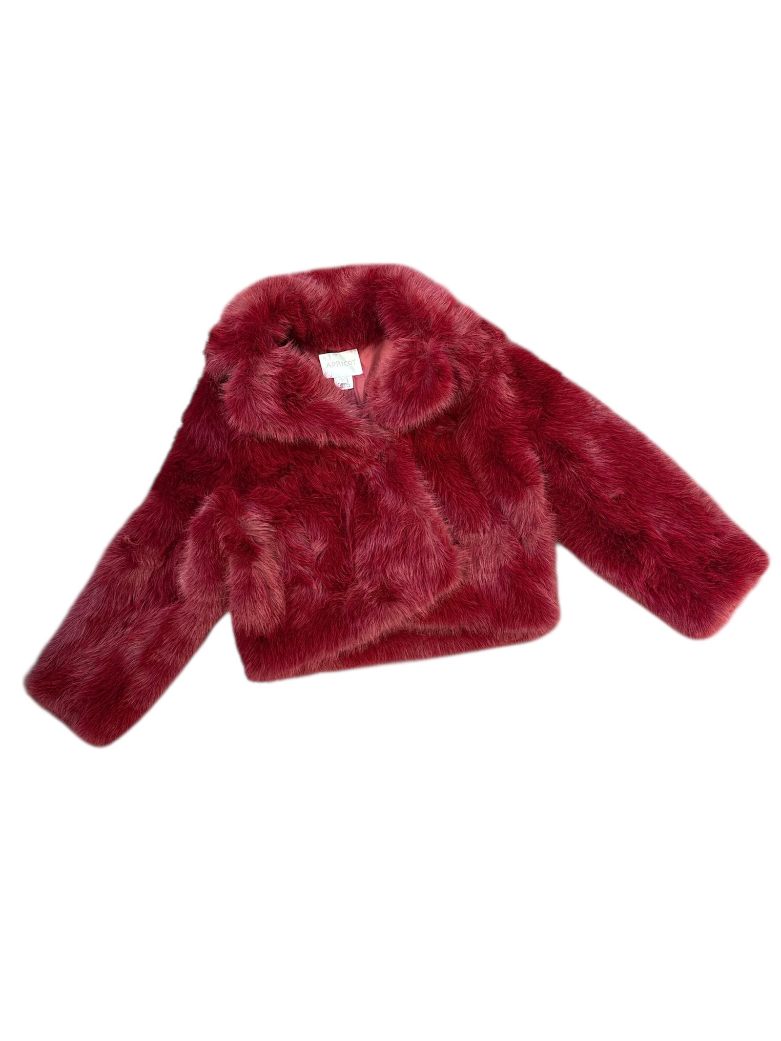 Burgundy Fur Collar Coat-150 Jackets, Blazers, & Outerwear-Simply Stylish Boutique-Simply Stylish Boutique | Women’s & Kid’s Fashion | Paducah, KY
