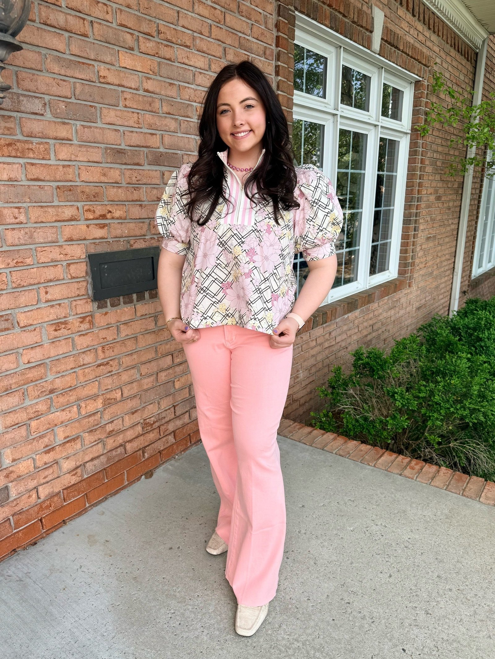 Fiona - Peaches N Cream-210 Denim-Simply Stylish Boutique-Simply Stylish Boutique | Women’s & Kid’s Fashion | Paducah, KY