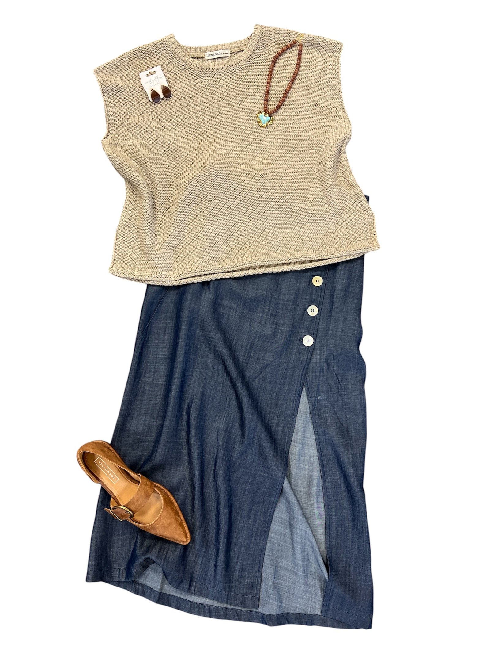 Simply Chic Sweater Vest-130 Dressy Tops & Blouses-Simply Stylish boutique-Simply Stylish Boutique | Women’s & Kid’s Fashion | Paducah, KY