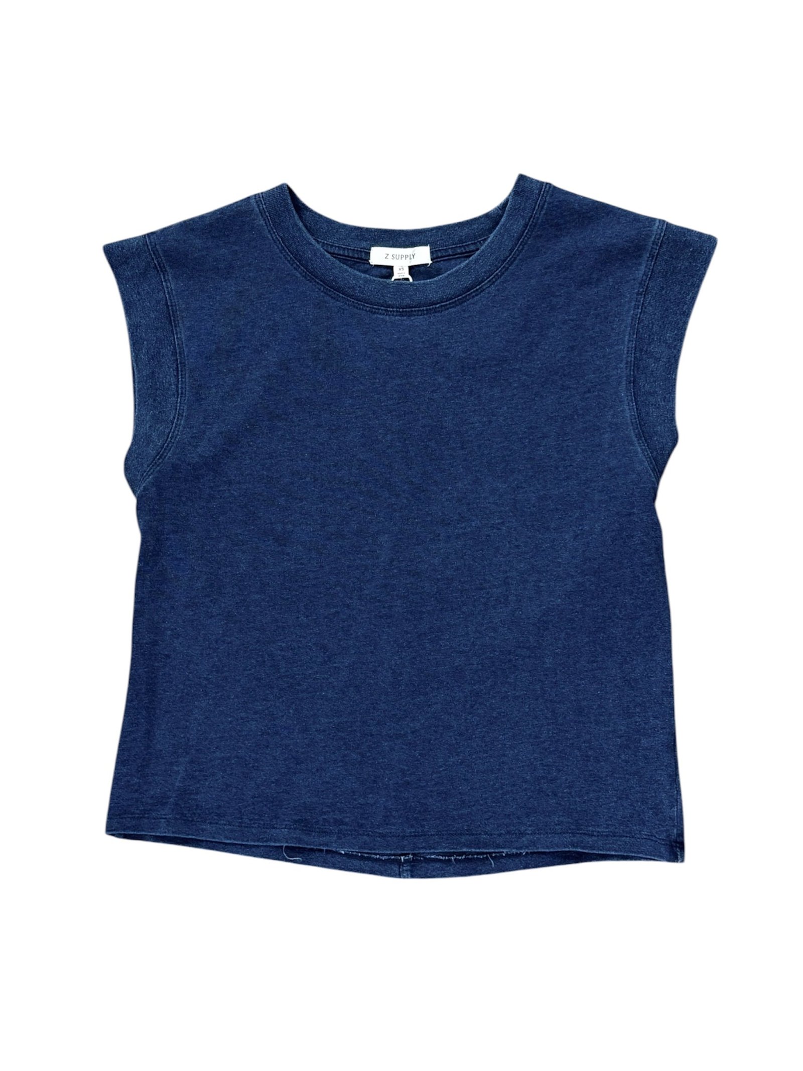Camino Denim Jersey Tee-120 Casual Tops & Tees-Simply Stylish Boutique-Simply Stylish Boutique | Women’s & Kid’s Fashion | Paducah, KY