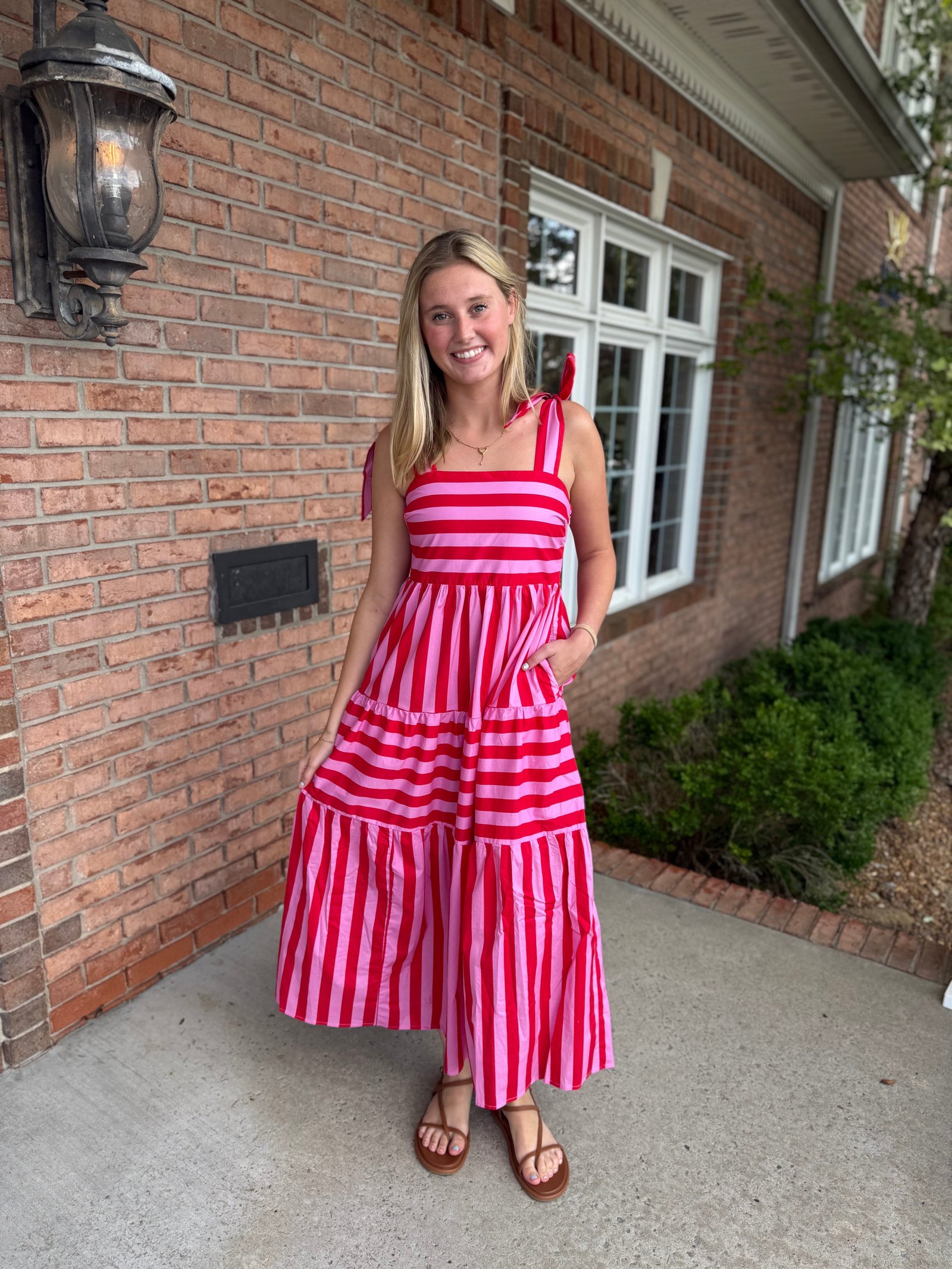Sunset Sorbet Midi Dress-310 Dresses-Simply Stylish boutique-Simply Stylish Boutique | Women’s & Kid’s Fashion | Paducah, KY