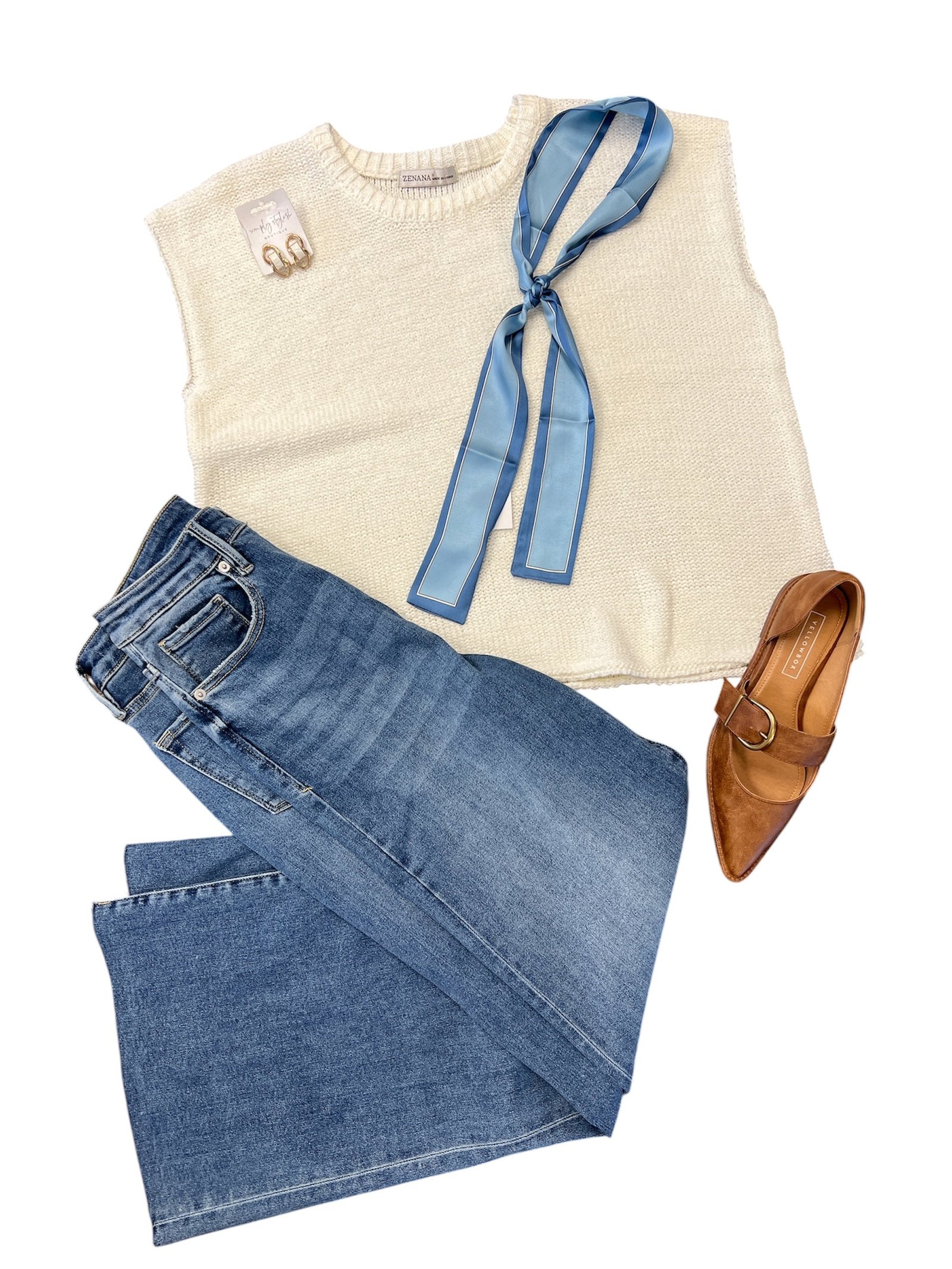 Simply Chic Sweater Vest-130 Dressy Tops & Blouses-Simply Stylish boutique-Simply Stylish Boutique | Women’s & Kid’s Fashion | Paducah, KY