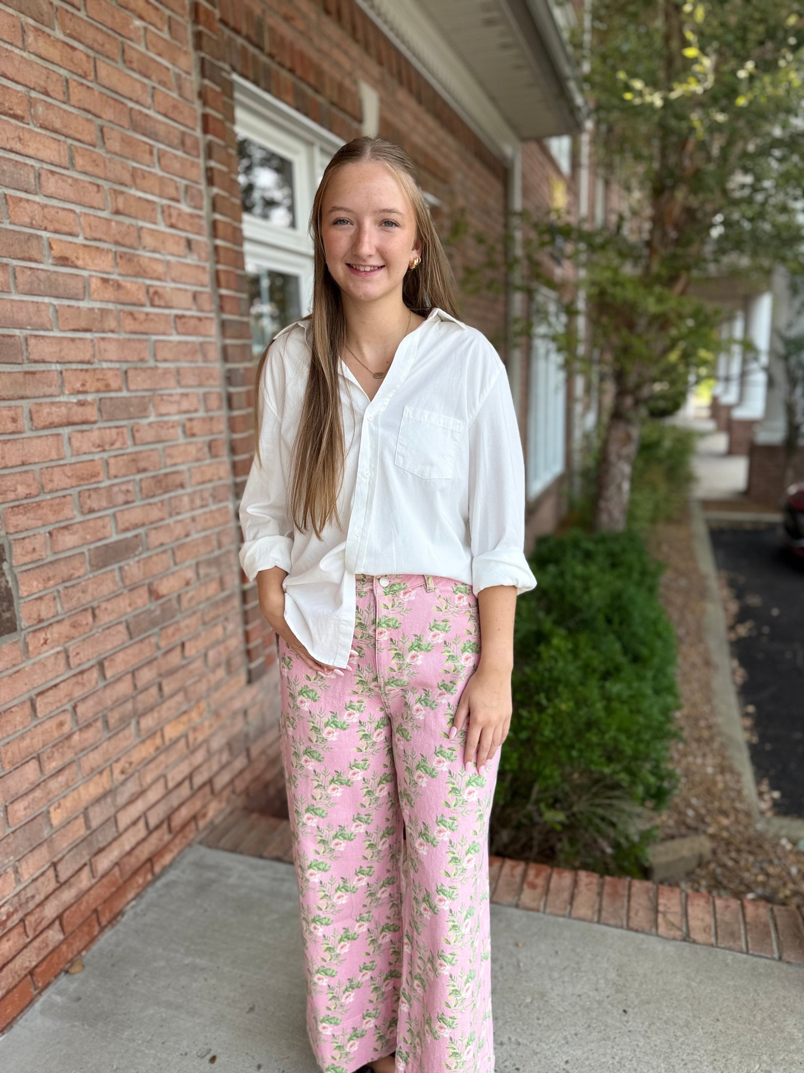 Galina Shirt - White-130 Dressy Tops & Blouses-Simply Stylish boutique-Simply Stylish Boutique | Women’s & Kid’s Fashion | Paducah, KY