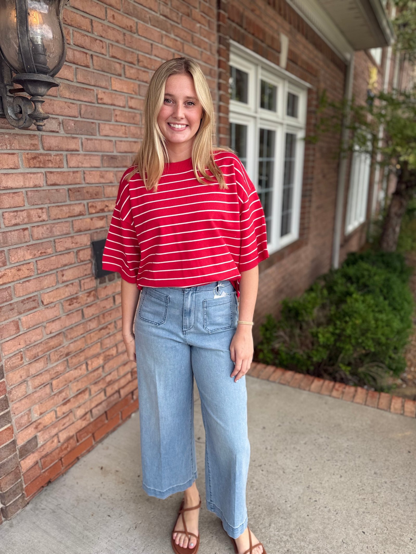 Easy Days Striped Top-120 Casual Tops & Tees-Simply Stylish boutique-Simply Stylish Boutique | Women’s & Kid’s Fashion | Paducah, KY