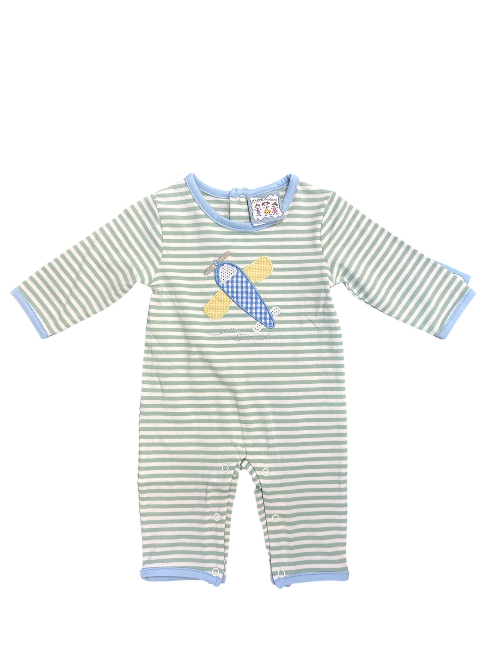 Airplane Romper-520 Baby & Kids Gifts-Simply Stylish Boutique-Simply Stylish Boutique | Women’s & Kid’s Fashion | Paducah, KY