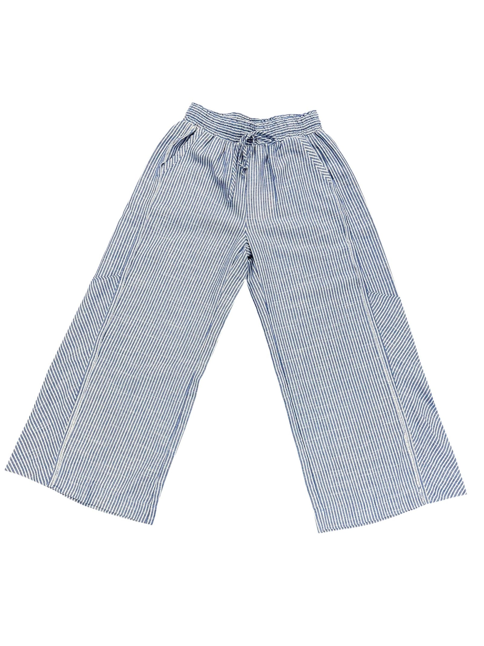 Coastal Stripe Wide Leg Pants-230 Pants-Simply Stylish boutique-Simply Stylish Boutique | Women’s & Kid’s Fashion | Paducah, KY