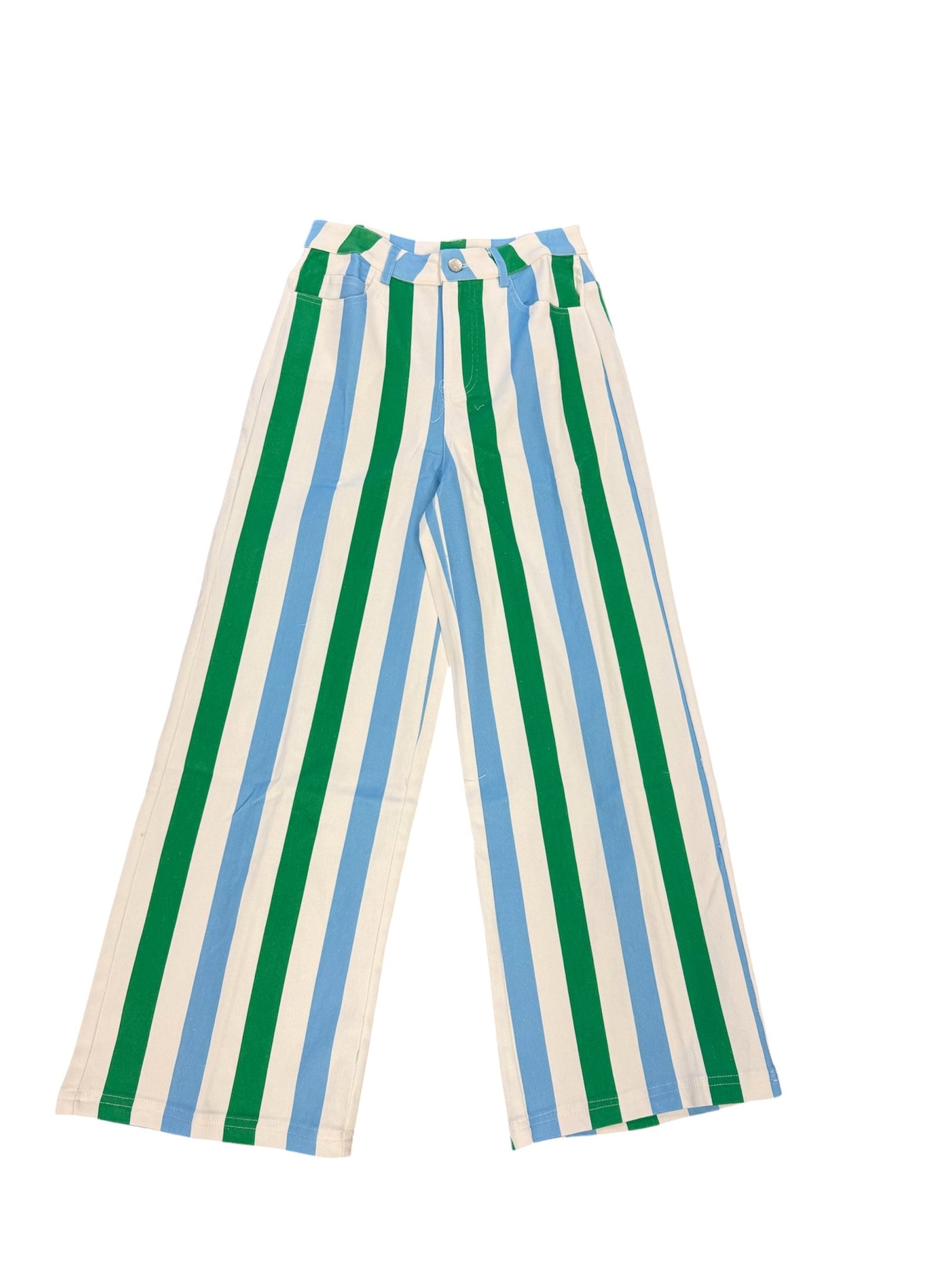 Coastal Breeze Stripe Pants-210 Denim-Simply Stylish boutique-Simply Stylish Boutique | Women’s & Kid’s Fashion | Paducah, KY