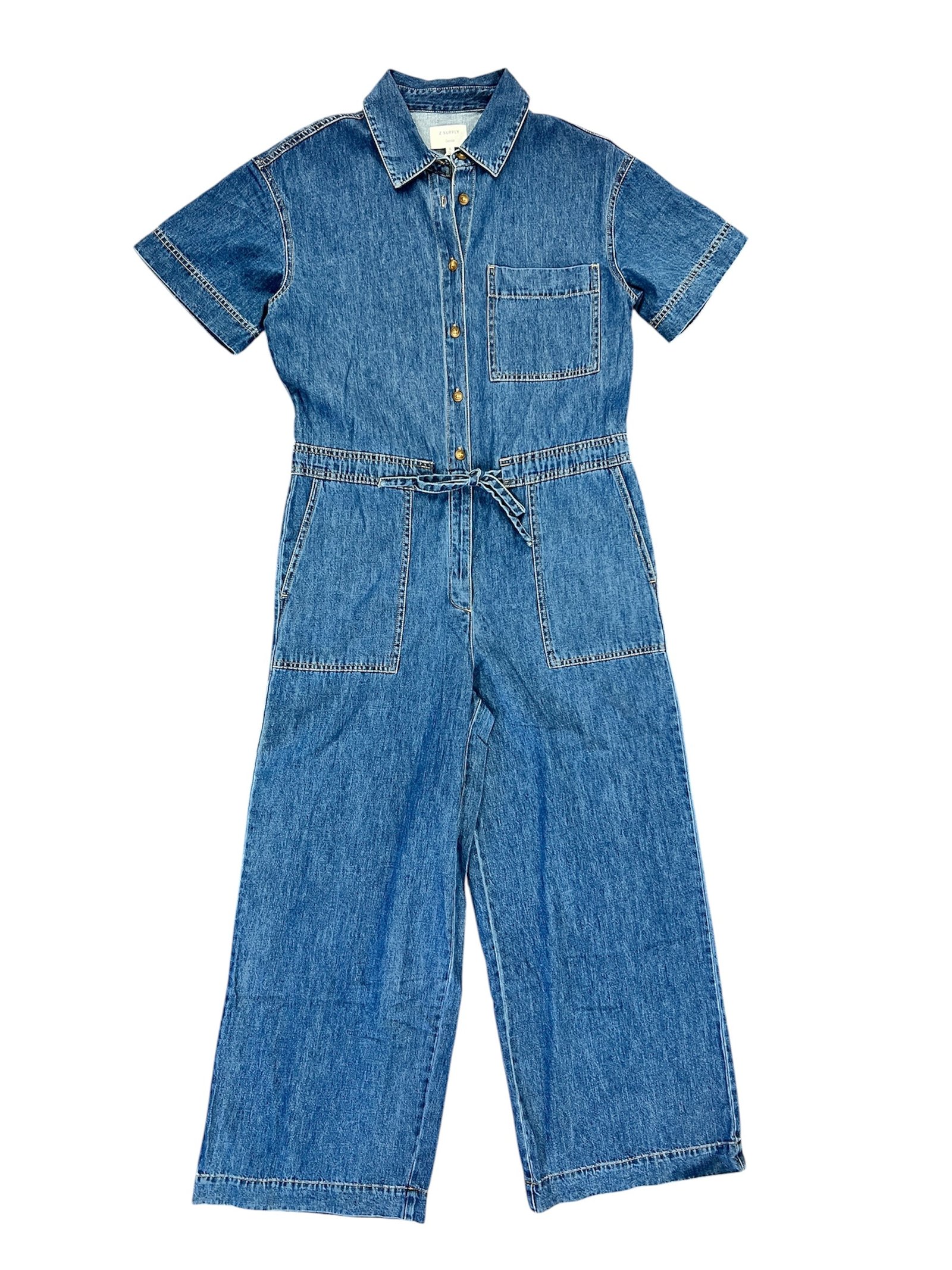 Elsie Denim Jumpsuit-320 Jumpers/Rompers-Simply Stylish Boutique-Simply Stylish Boutique | Women’s & Kid’s Fashion | Paducah, KY
