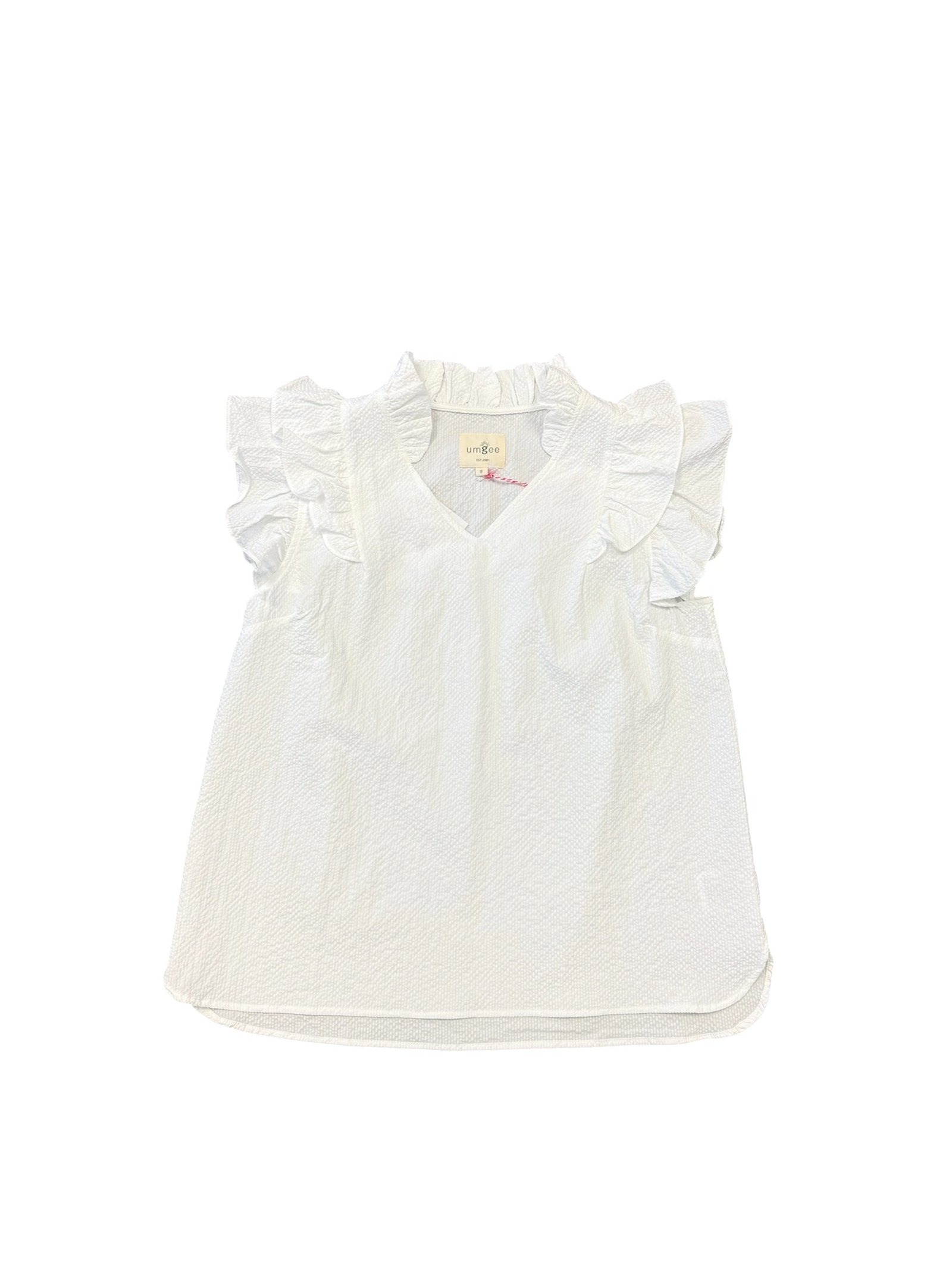 Sweet Texture Ruffle Top-130 Dressy Tops & Blouses-Simply Stylish Boutique-Simply Stylish Boutique | Women’s & Kid’s Fashion | Paducah, KY