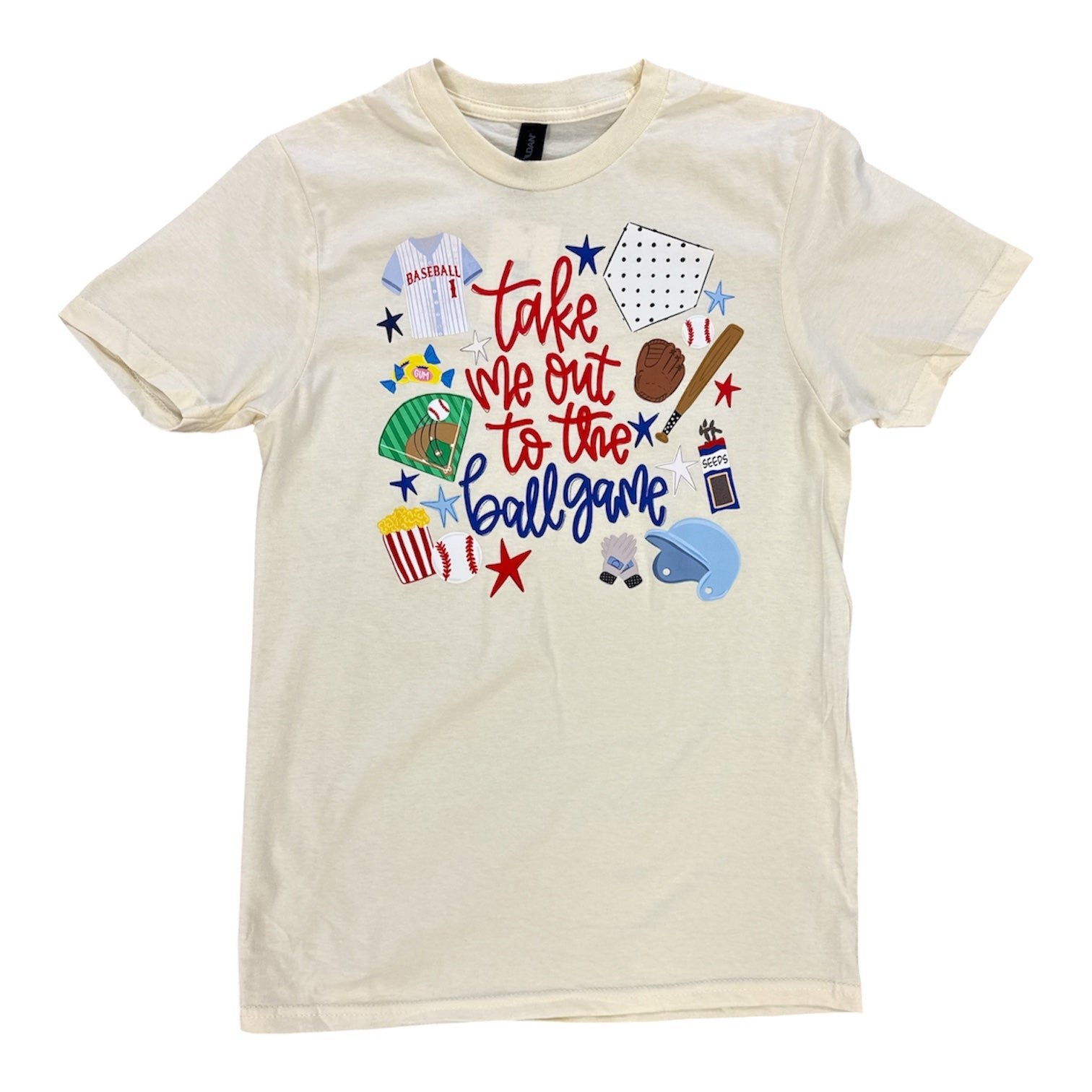 Take Me Out To The Ball Game Tee-110 Graphic Tee-Simply Stylish boutique-Simply Stylish Boutique | Women’s & Kid’s Fashion | Paducah, KY