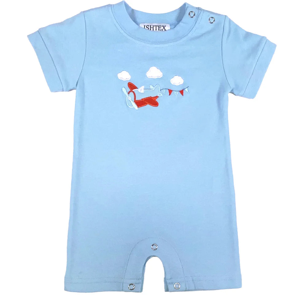 Airplane Boy's Romper-520 Baby & Kids Gifts-Simply Stylish Boutique-Simply Stylish Boutique | Women’s & Kid’s Fashion | Paducah, KY