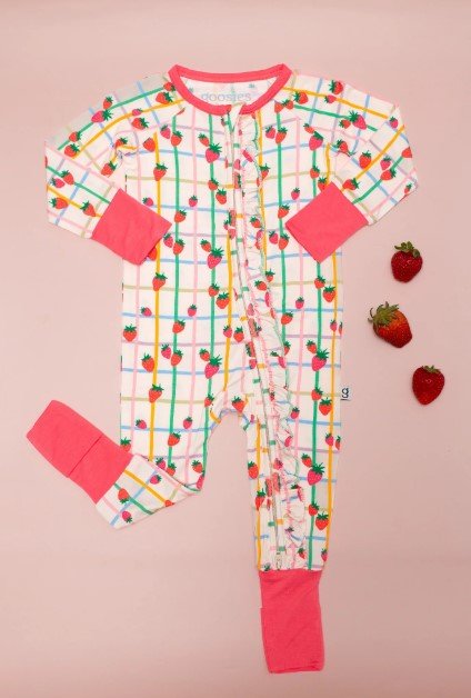 Berry Patch LS Zip PJ-520 Baby & Kids Gifts-Simply Stylish Boutique-Simply Stylish Boutique | Women’s & Kid’s Fashion | Paducah, KY