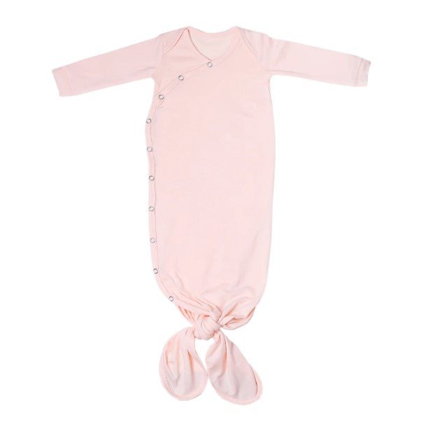 Blush Knotted Gown-520 Baby & Kids Gifts-Simply Stylish Boutique-Simply Stylish Boutique | Women’s & Kid’s Fashion | Paducah, KY