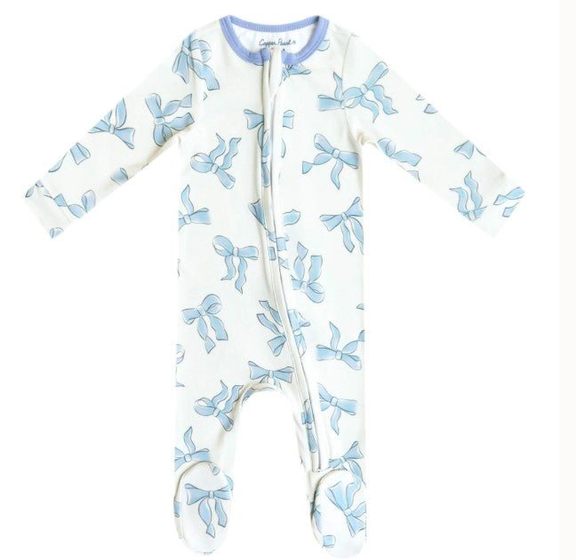 Daphne Zip Up Footie-520 Baby & Kids Gifts-Simply Stylish Boutique-Simply Stylish Boutique | Women’s & Kid’s Fashion | Paducah, KY