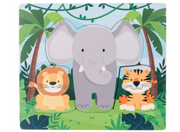 Wooden Jungle Layered Puzzle-520 Baby & Kids Gifts-Simply Stylish boutique-Simply Stylish Boutique | Women’s & Kid’s Fashion | Paducah, KY