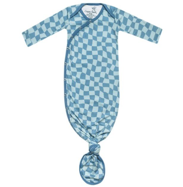 Miles Knotted Gown-520 Baby & Kids Gifts-Simply Stylish Boutique-Simply Stylish Boutique | Women’s & Kid’s Fashion | Paducah, KY