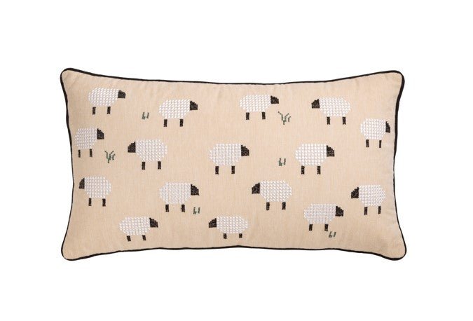 Needlepoint Lamb Pillow-510 General Gifts-Simply Stylish Boutique-Simply Stylish Boutique | Women’s & Kid’s Fashion | Paducah, KY