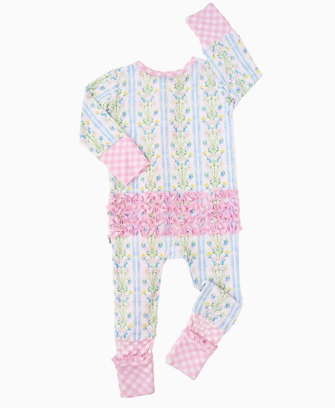 Nora Ruffle Zip-520 Baby & Kids Gifts-Simply Stylish boutique-Simply Stylish Boutique | Women’s & Kid’s Fashion | Paducah, KY