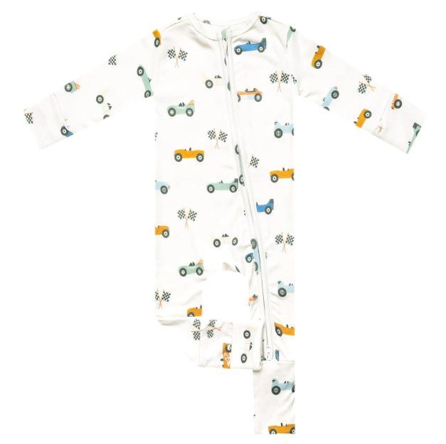 Speedster Convertible Zip - Up Footie-520 Baby & Kids Gifts-Simply Stylish Boutique-Simply Stylish Boutique | Women’s & Kid’s Fashion | Paducah, KY