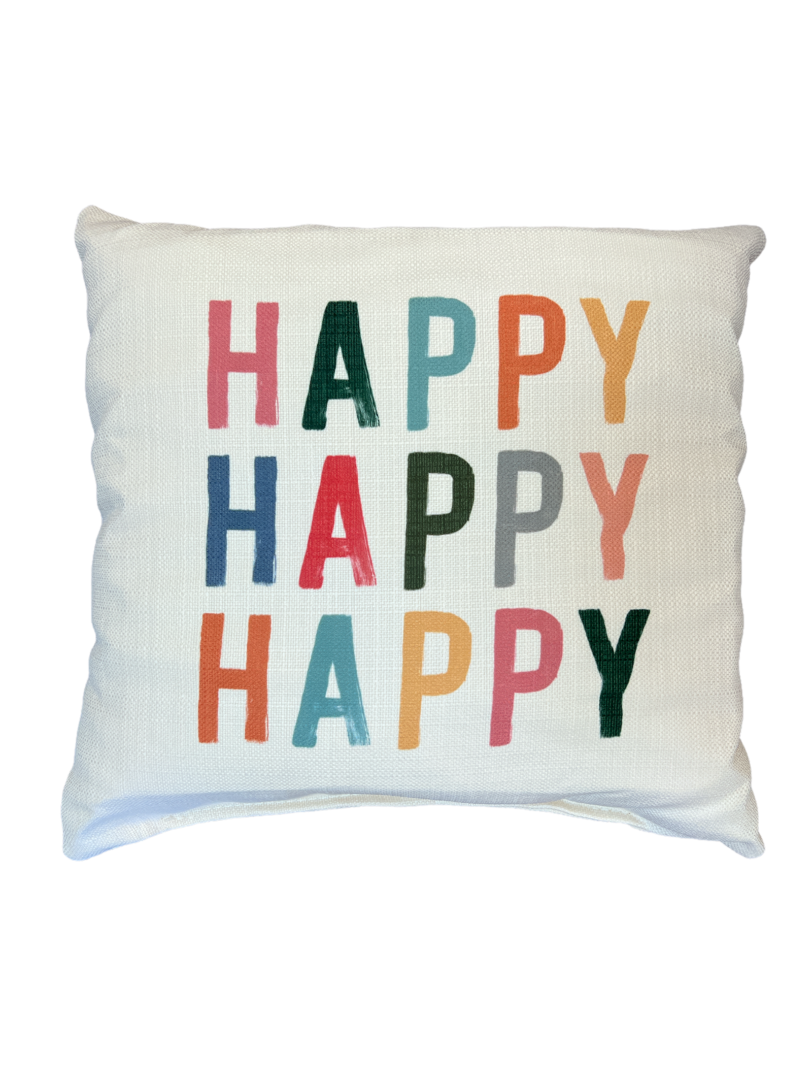 Happy Happy Pillow-510 General Gifts-Simply Stylish Boutique-Simply Stylish Boutique | Women’s & Kid’s Fashion | Paducah, KY
