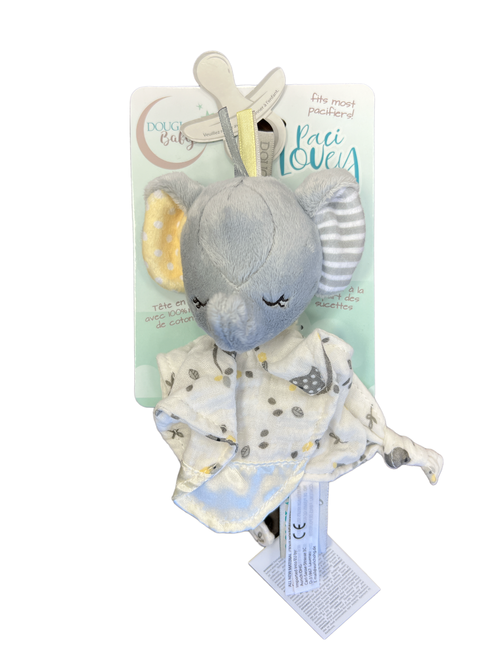 Joey Gray Elephant Lovey-520 Baby & Kids Gifts-Simply Stylish Boutique-Simply Stylish Boutique | Women’s & Kid’s Fashion | Paducah, KY